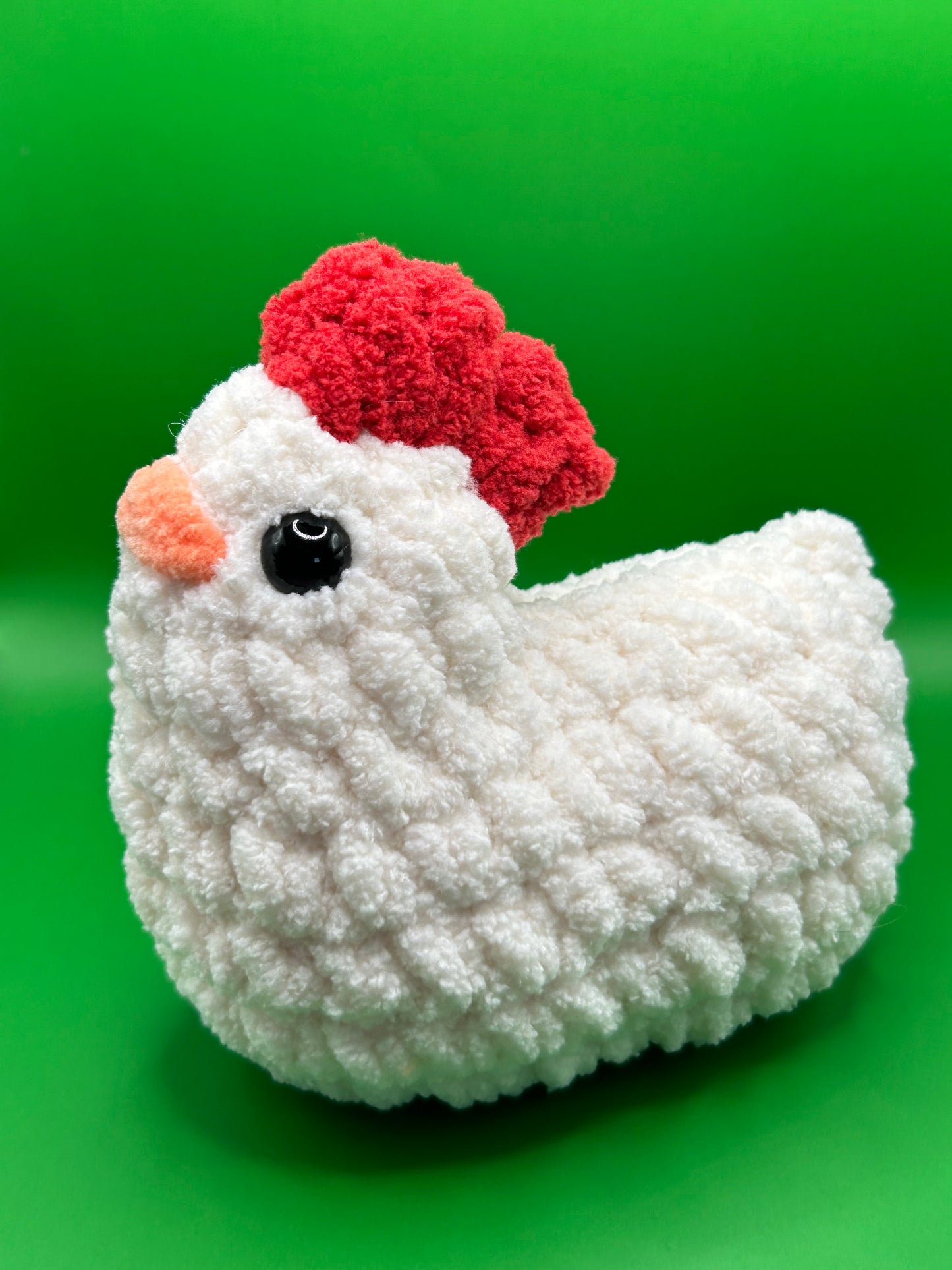 Beige Mabel Chicken, Farm Animal Plushie