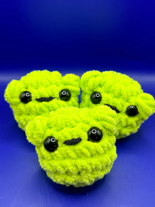 Mini Frog Plushie, Frog , Green Frog