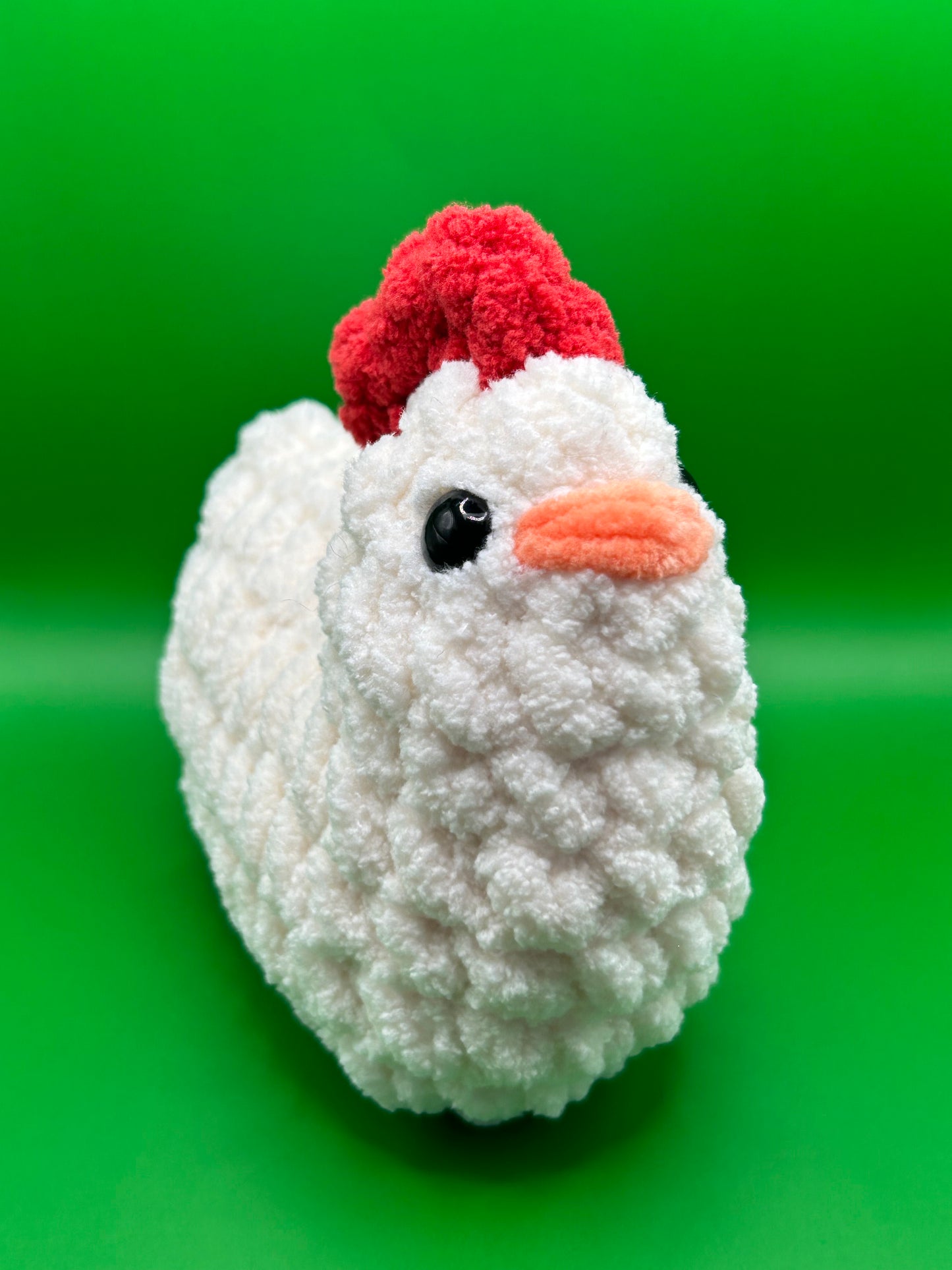 Beige Mabel Chicken, Farm Animal Plushie