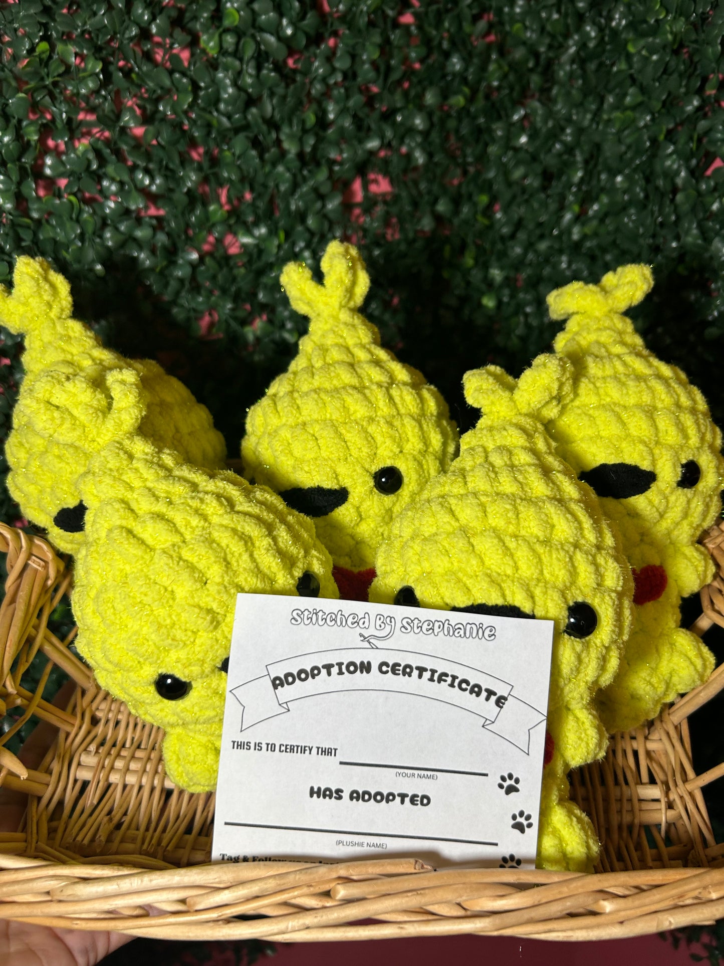 Grinch Amigurumi Plushie, Christmas Plush