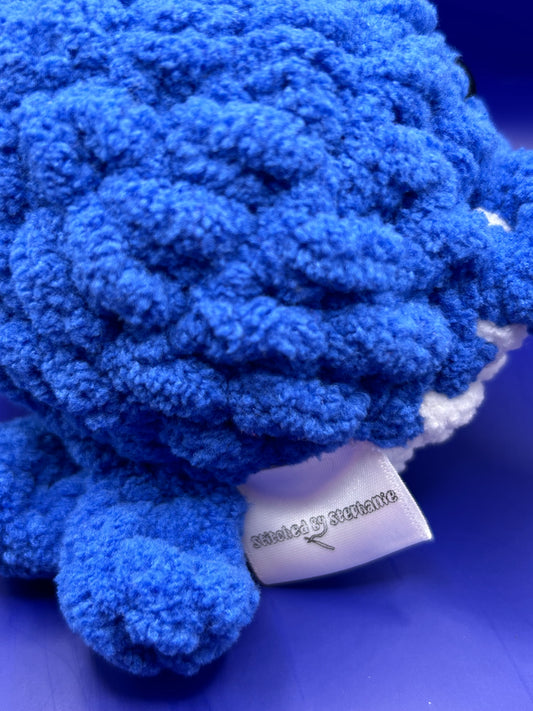Blue Whale Plushie, Whale Toy , Soft Plushie