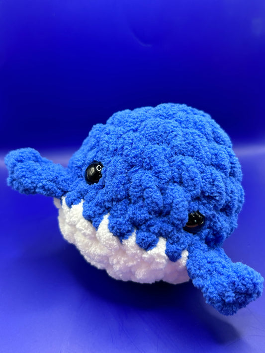Blue Whale Plushie, Whale Toy , Soft Plushie