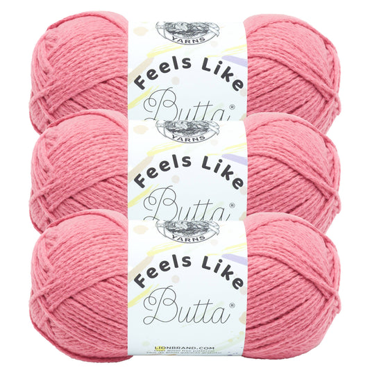 Lion Brand Yarn Feels Like Butta Dusty Pink