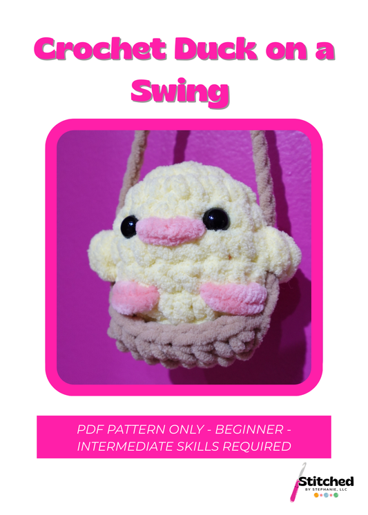 Duck On A Swing Pattern - Crochet PDF PATTERN