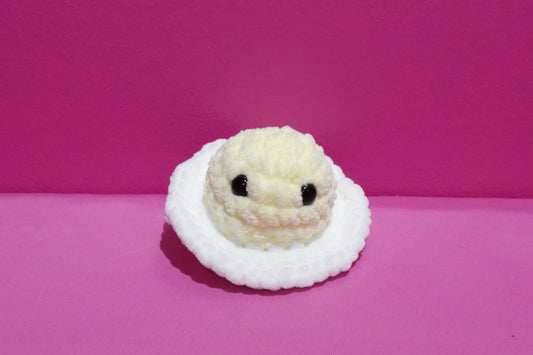 Crochet Egg Plushie – Soft Easter Basket Stuffer with Adoption Certificate