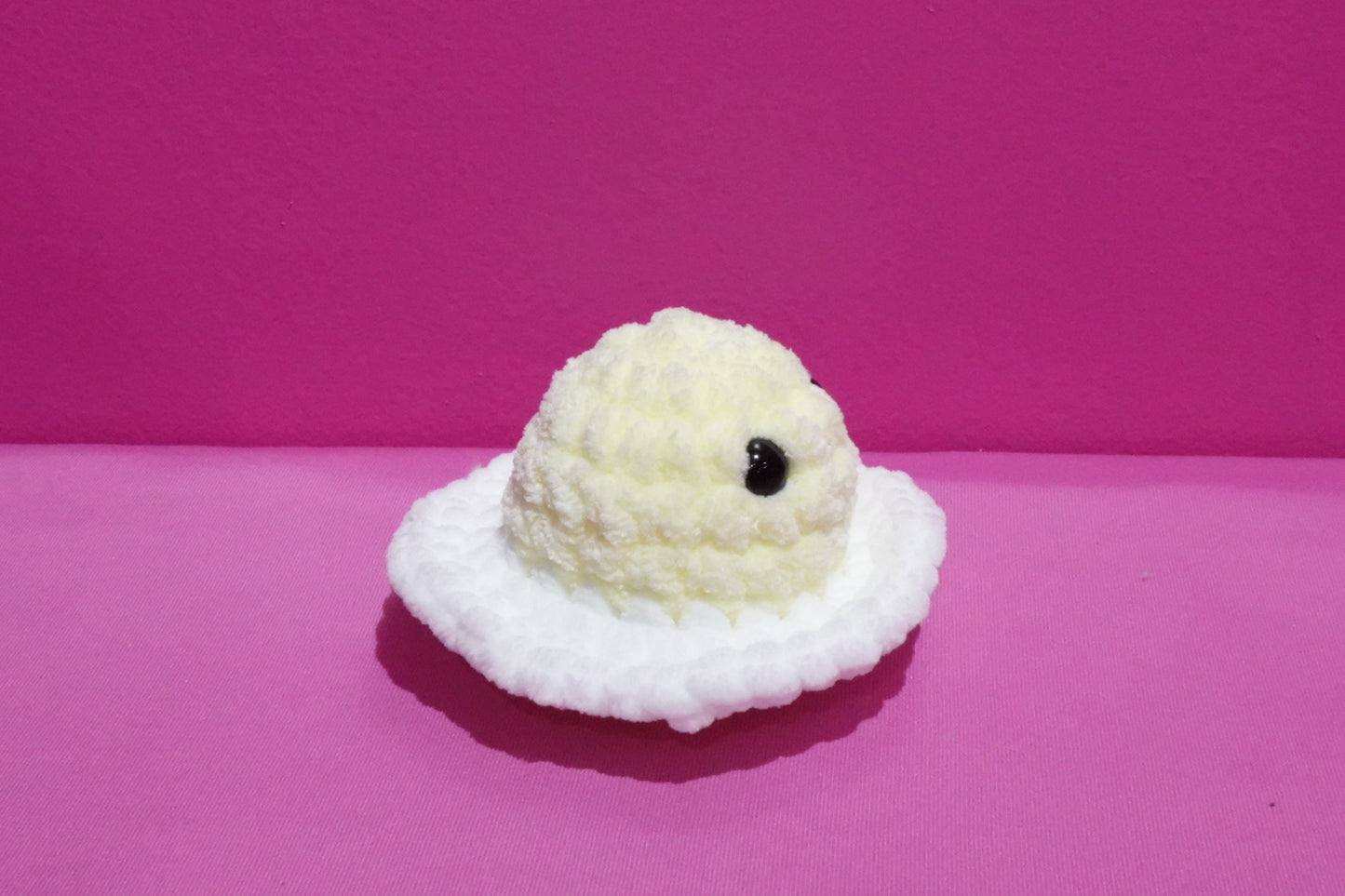 Crochet Egg Plushie – Soft Easter Basket Stuffer with Adoption Certificate