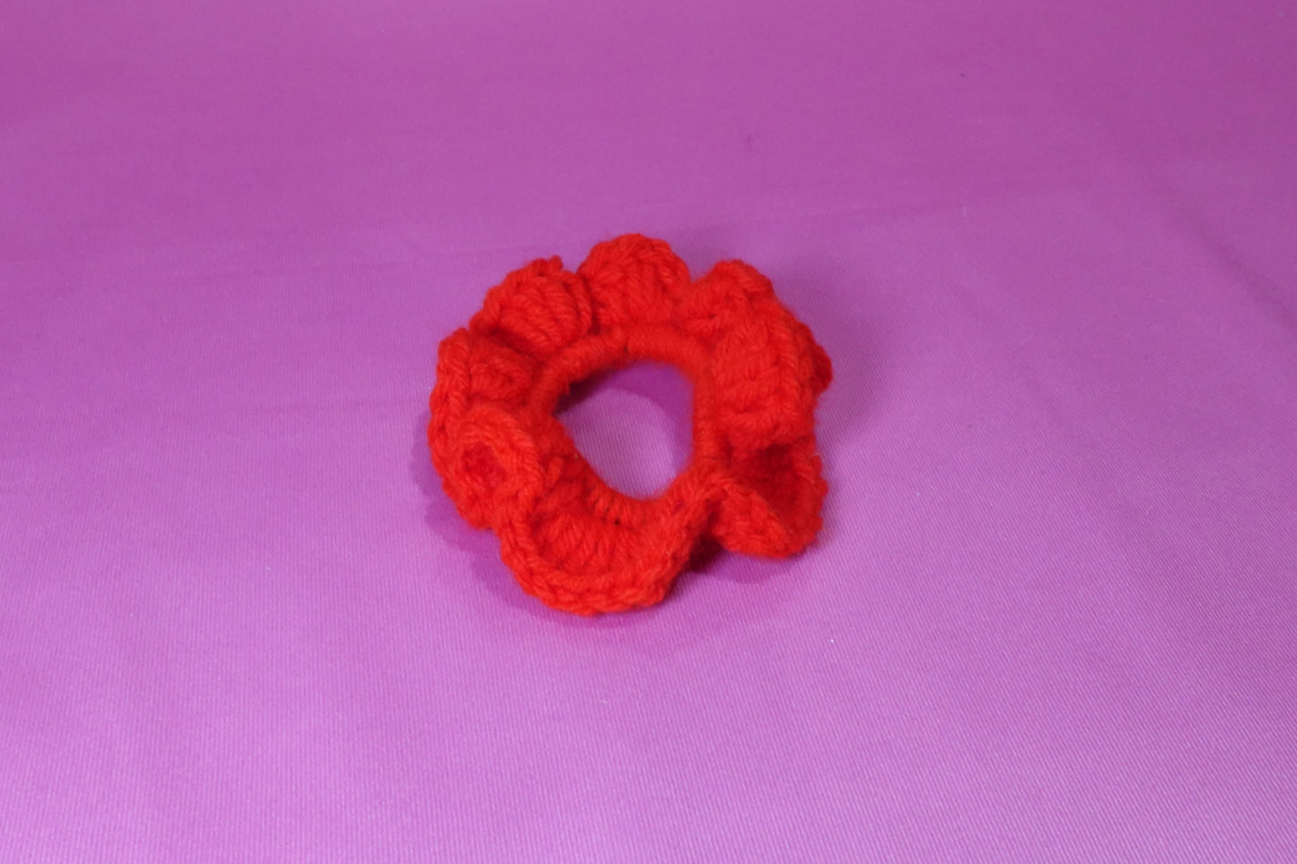 Crochet Scrunchies – Soft No-Tug Hair Accessory in Multiple Colors