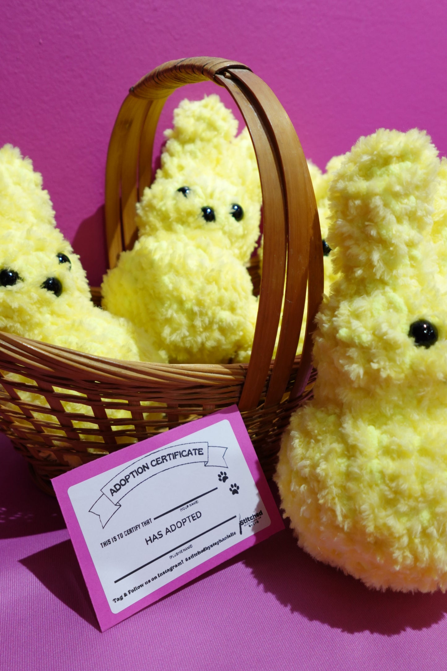 The "Forever" Peep – Hand-Crocheted Easter Chick Plushie