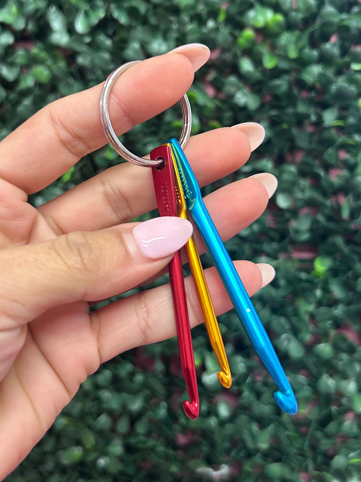 Travel Crochet Keychain Hook Set - 3mm,4mm,5mm