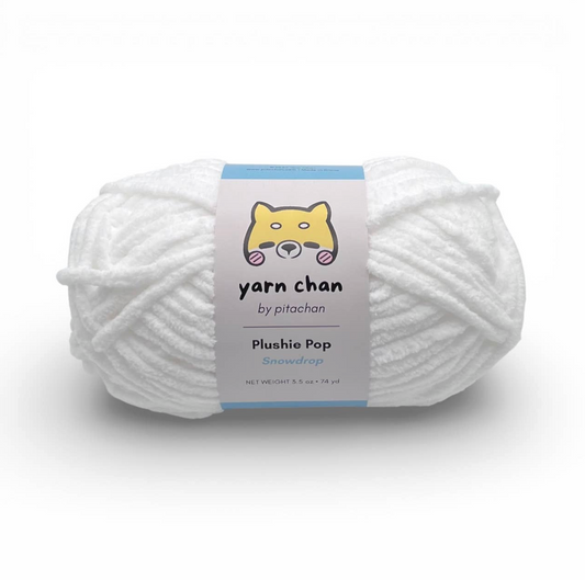 White Yarn Chan Plushie Pop Yarn