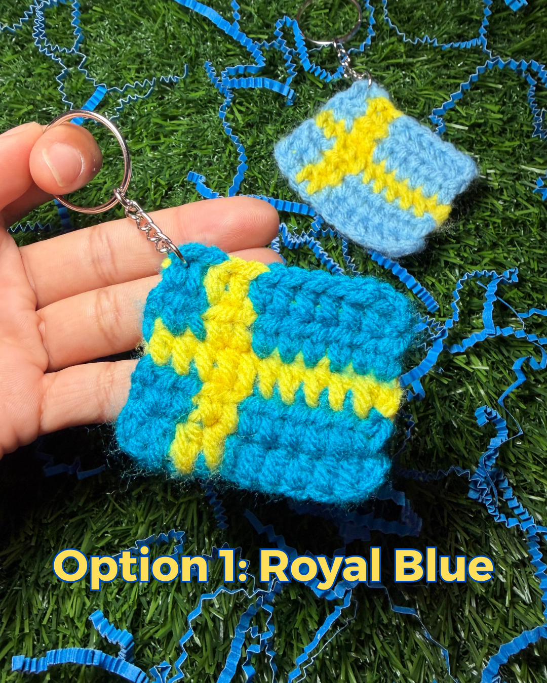 Swedish Days Flag Keychain - Swedish Flag Keepsake
