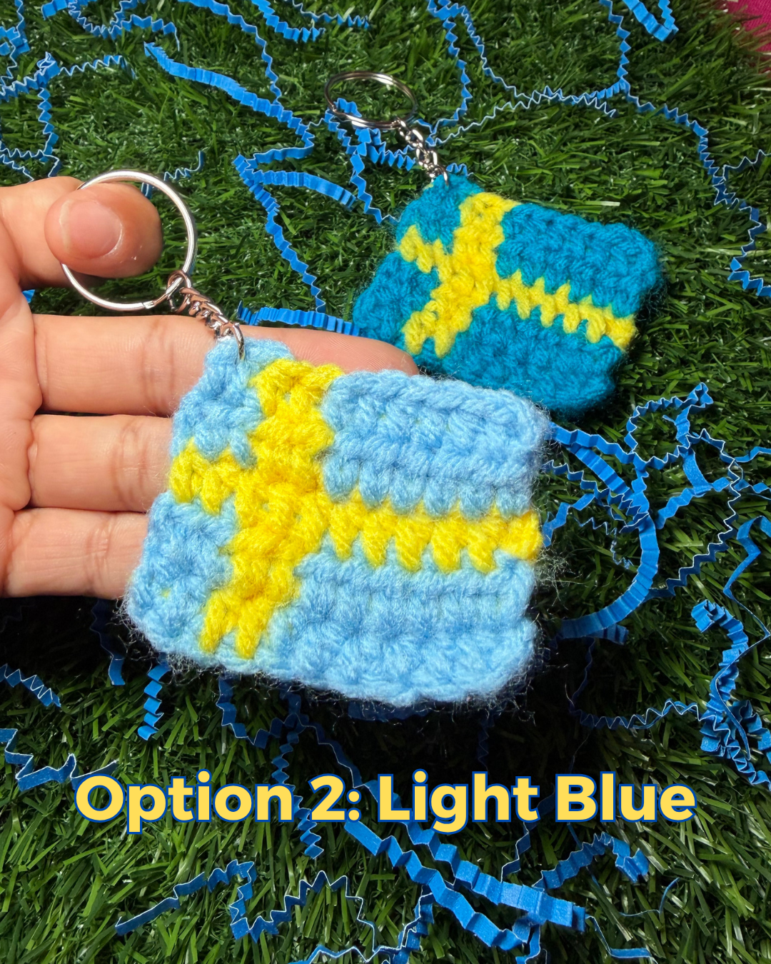 Swedish Days Flag Keychain - Swedish Flag Keepsake