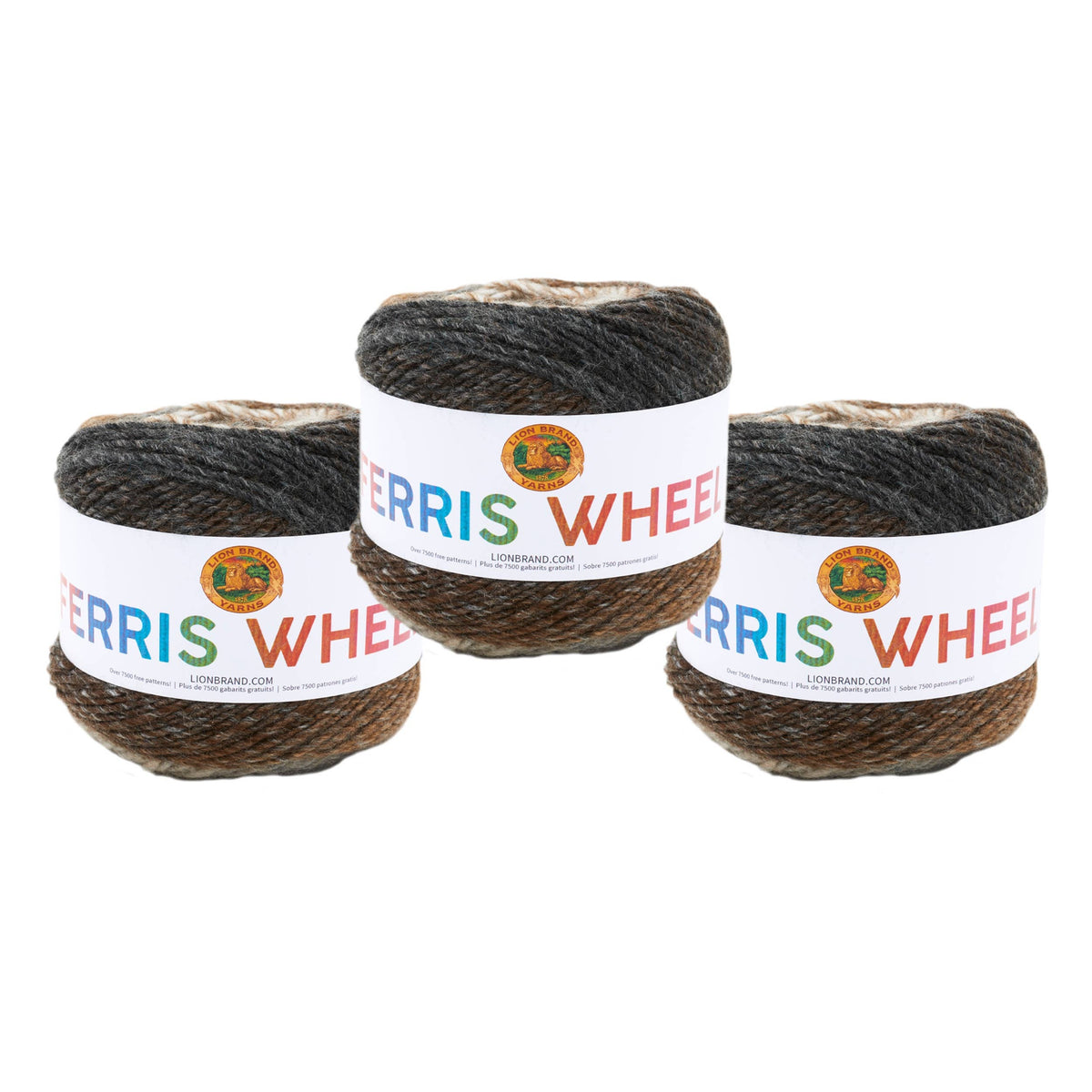Lion Brand Yarn Ferris Wheel Morning Java